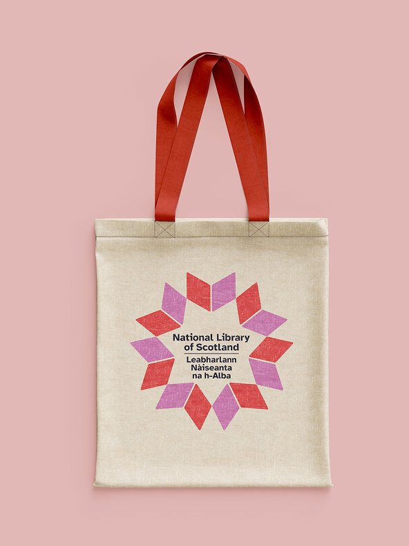 Tote bag with NLS logo