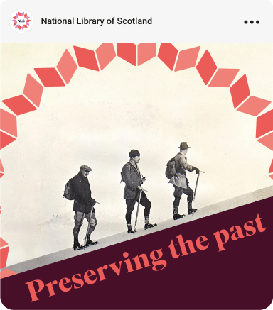 Social post example - Preserving the past